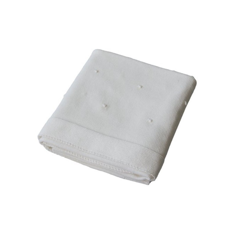 coperta lettino italbaby maglia bianco