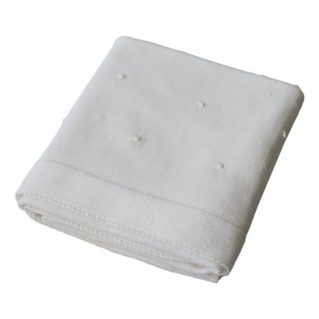 coperta lettino italbaby maglia bianco
