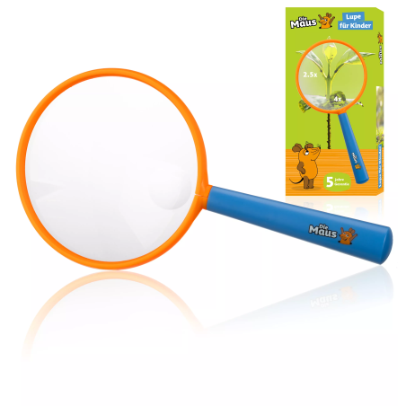 lente d'ingrandimento diemaus 15025 per bambini arancione/blu