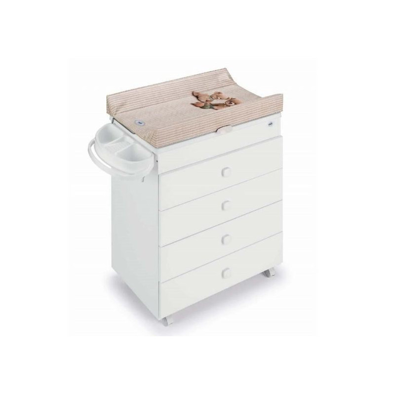 bagnetto fasciatoio cam 3 cassetti bianco