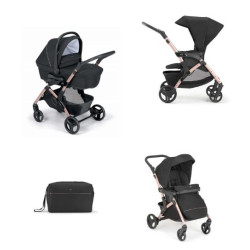 passeggino cam sistema componibile duo nero