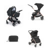 passeggino cam sistema componibile duo nero