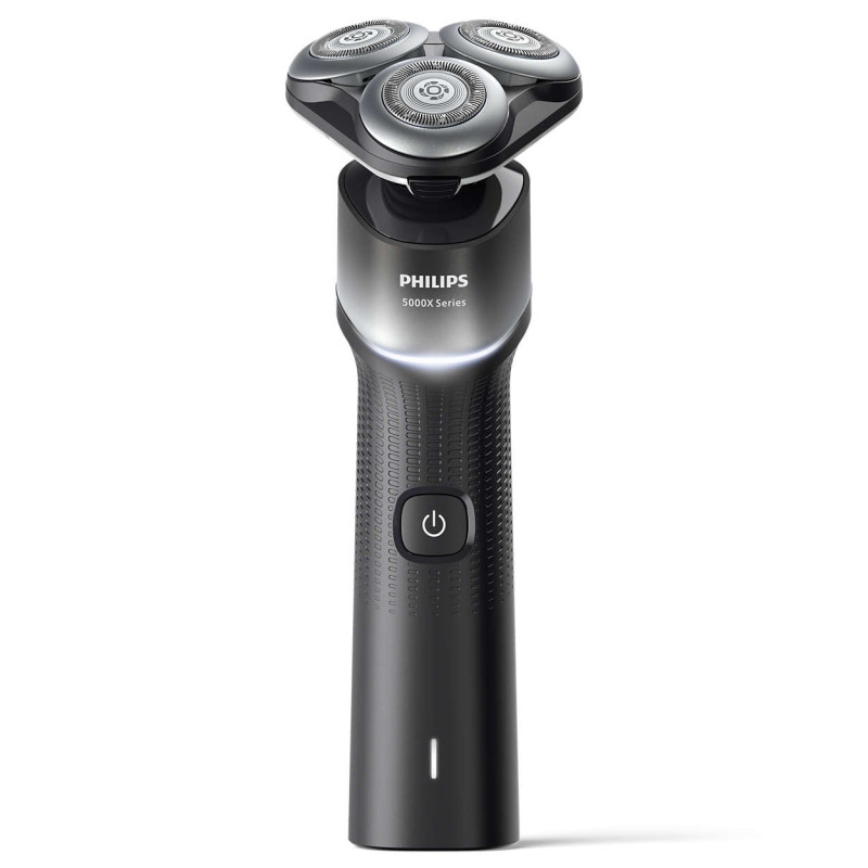 rasoio elettrico philips shaver 5000x series nero/argento [x5004/00]