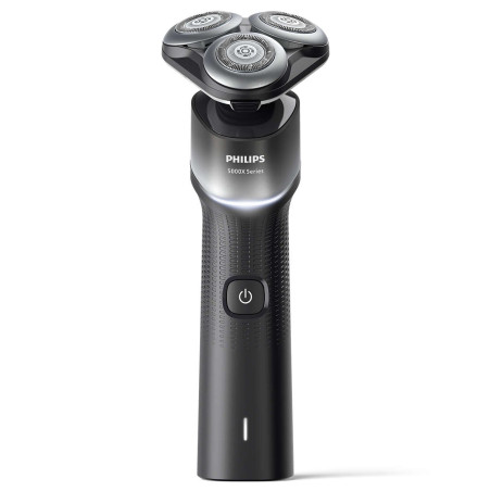 rasoio elettrico philips shaver 5000x series nero/argento [x5004/00]
