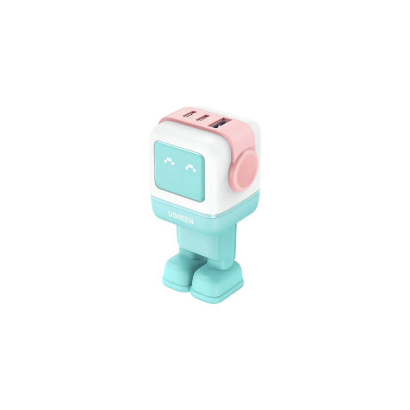 caricabatterie ugreen uno robotgan 65w usb tipo c gan ii caricatore