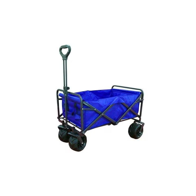 carrello spiaggia amicasa telescopico ruote larghe portata 80 kg