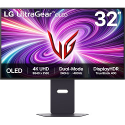 monitor oled 32" lg ultragear 32gs95uv-b classe f nero [32gs95uv-b.aeu]
