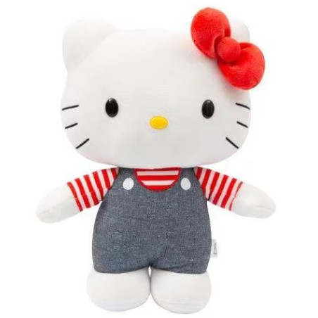 peluche giochi preziosi hkt13300 hello kitty blu denim 3+ 30cm multicolore