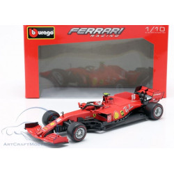 modellino bburago automodello ferrari sf1000 16 leclerc 1/18 rosso