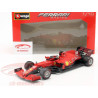 modellino bburago automodello ferrari f1 sf21 55 sainz 1/18 rosso