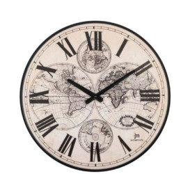 orologio da parete lowell 21561 emisferic roman nero