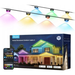 luci govee h705e esterne permanenti 30m con wi-fi/bluetooth nero