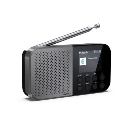 radio portatile sharp dr-p520 gr osaka nero [dr-p520osaka]