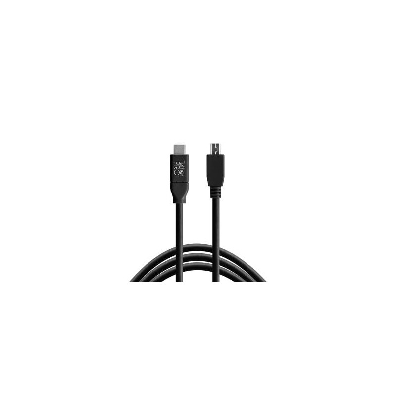 cavo addatatore tether tools usb-c a 2.0 mini b 5 pin 4.60 m