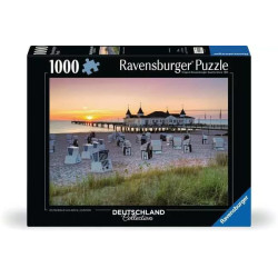 puzzle ravensburger collection spiaggia di ahlbeck usedom multicolore