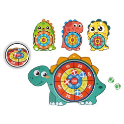 giocattolo mandelli bersaglio dino target con velcro multicolore