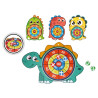 giocattolo mandelli bersaglio dino target con velcro multicolore