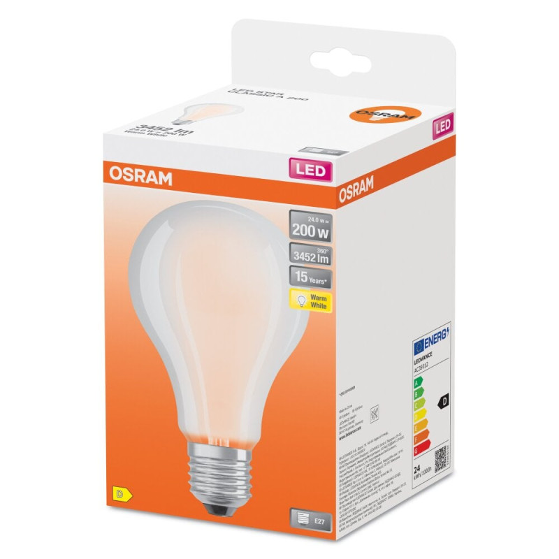 lampadina led osram star smerigliata