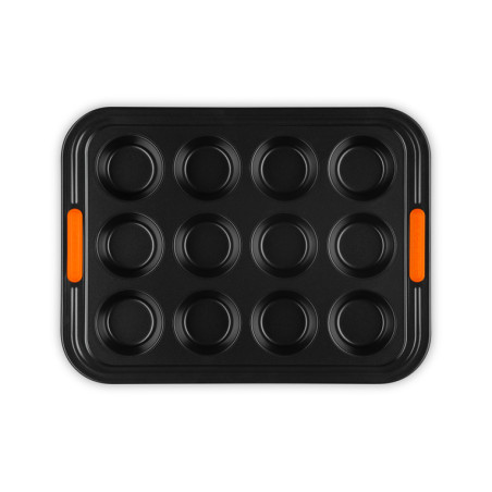 stampo antiaderente muffin le creuset muffin tin carbon steel 12pz