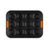 stampo antiaderente muffin le creuset muffin tin carbon steel 12pz