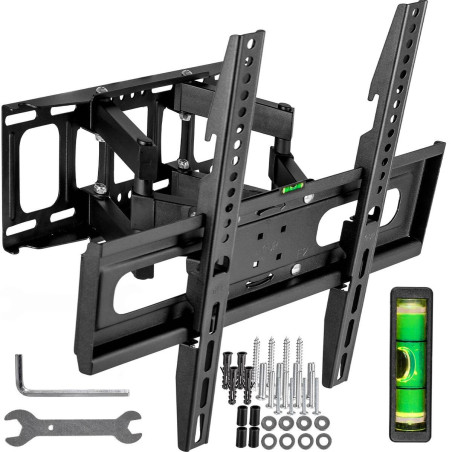 supporto tv king mount da parete girevole per tv doppio 32-70''