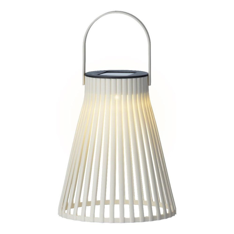 lampada da tavolo solare kaemingk 892329 bianco