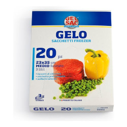 sacchetti congelatore gel sac con laccetti 23x35