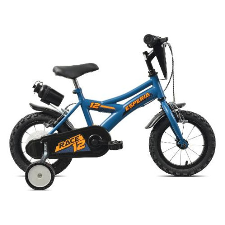 bicicletta esperia 259900b bimbo race blu e arancio