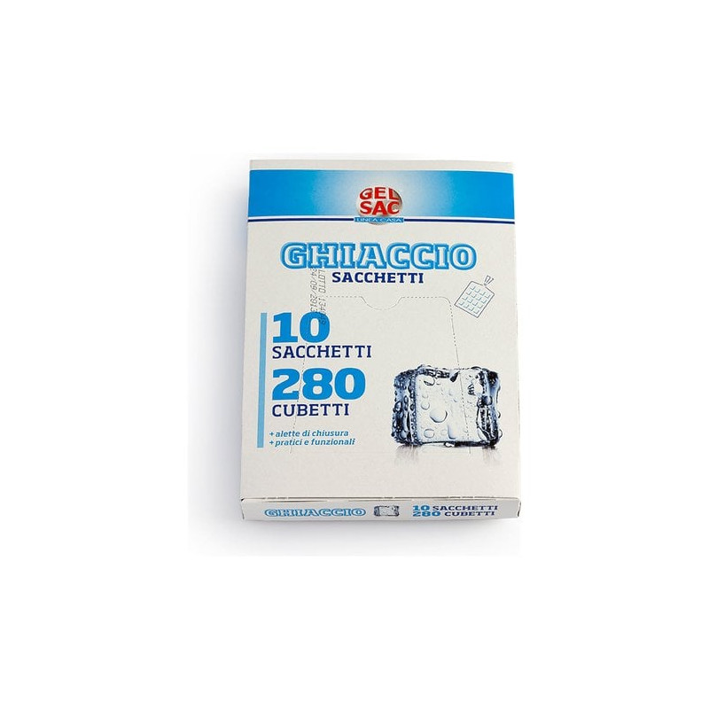 sacchetti gel sac forma ghiaccio 10 sacchetti