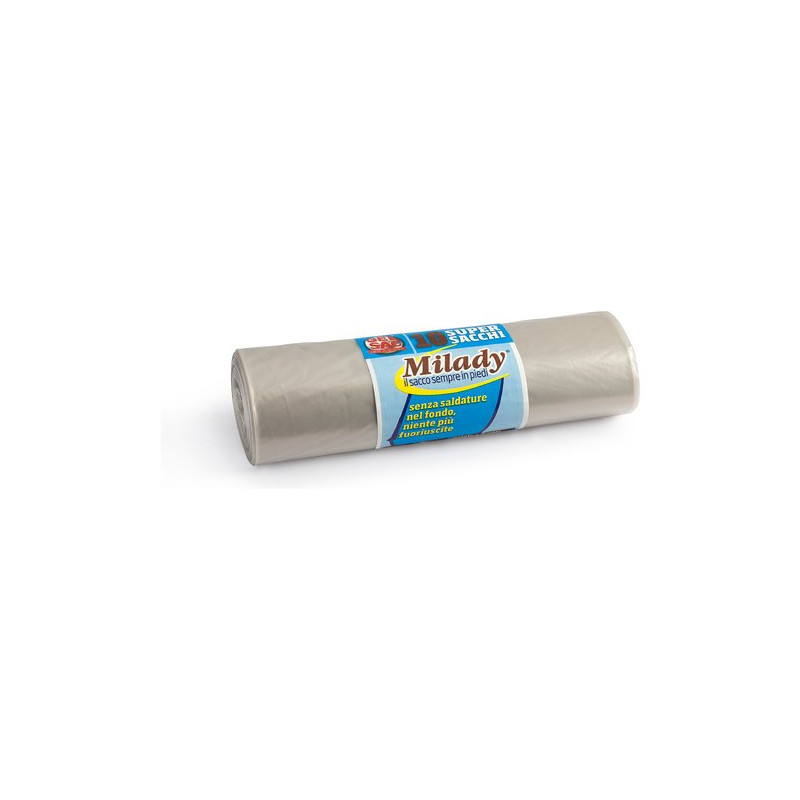 sacchi spazzatura gel sac set con legaccio 130l