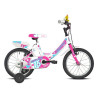 bicicletta legnano 22l671 fatina bianco e fucsia
