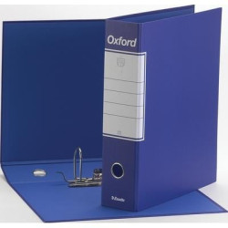 Registratore a leva esselte oxford g85 blu dorso 8cm formato protocollo