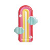materassino gonfiabile intex rainbow con nuvole
