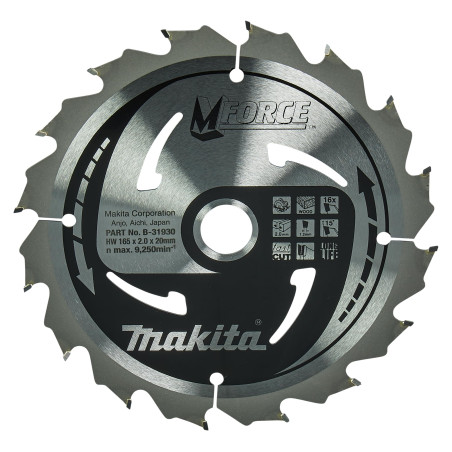 accessorio per sega circolare makita b-31930 lama m-force
