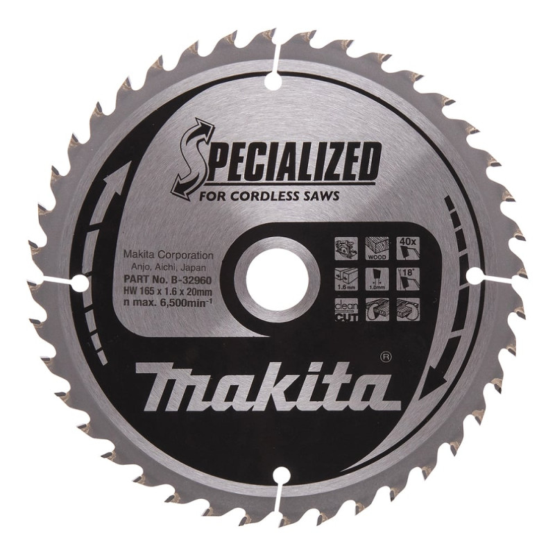 accessorio per sega circolare makita specialized b-32960 lama