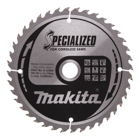 accessorio per sega circolare makita specialized b-32960 lama