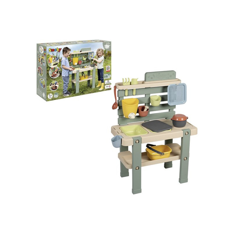 set di gioco smoby smoby life cucina di fango multicolore [840208]