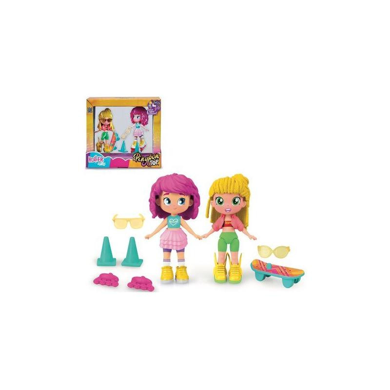 set bambola famosa top roller girls 11cm multicolore