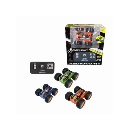 set modellino ods radiocom cobra stunt 2.4ghz 7 funzioni assorti