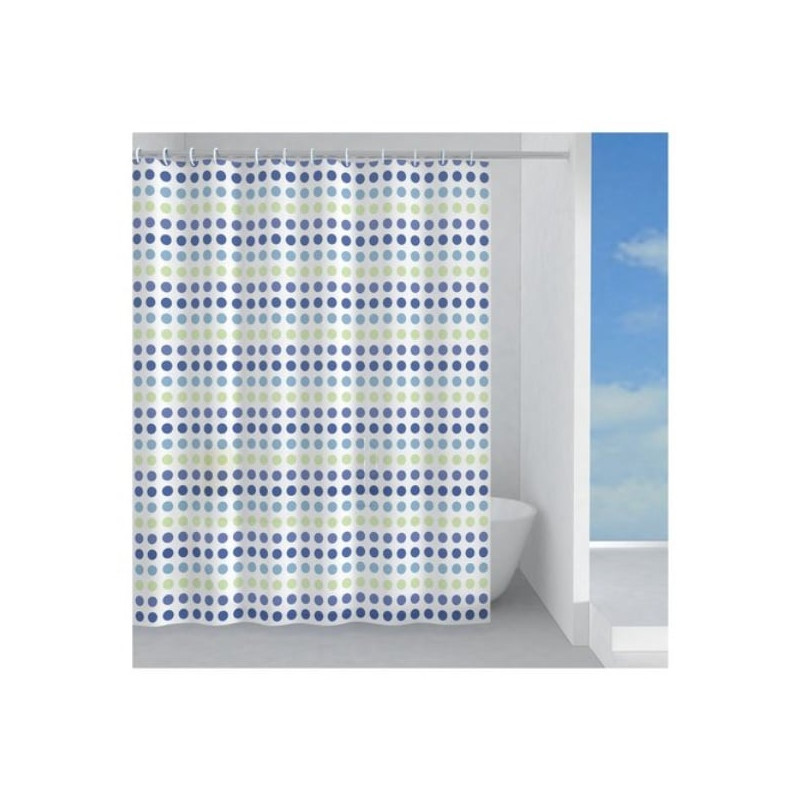 tenda doccia gedy tte 1341 1830 con biglie verde/blu [0000tvi13411830]