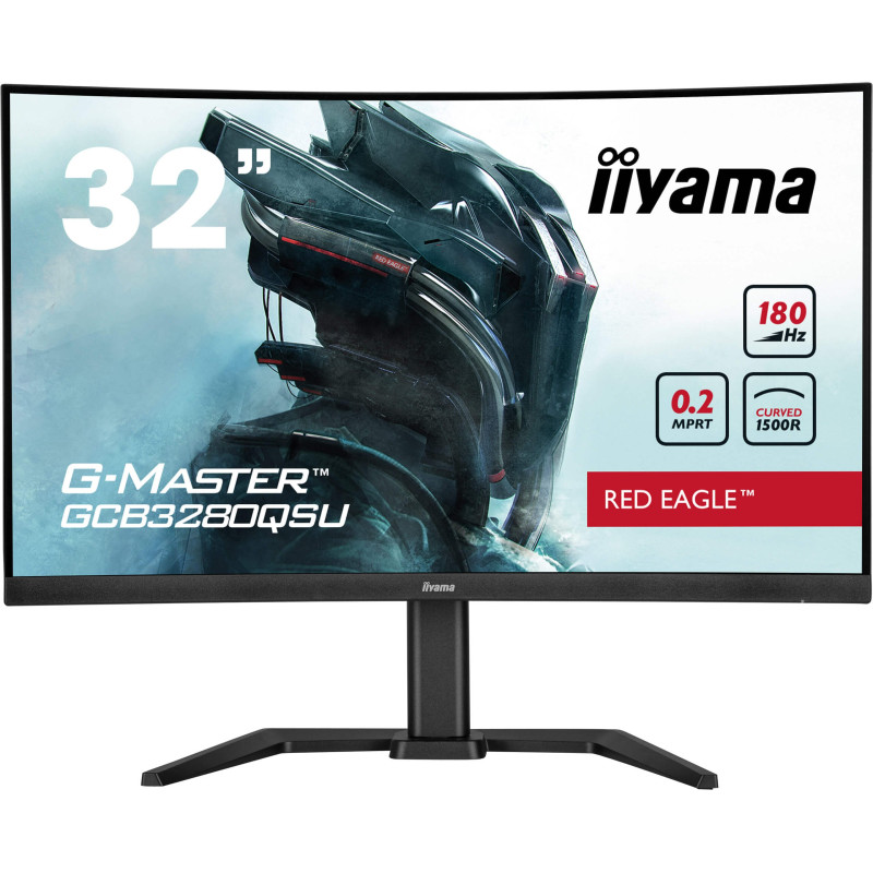 monitor led 31.5'' iiyama gcb3280qsu-b2 dual qhd 2560x1440/180hz/0.2s/f/nero
