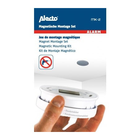 kit di montaggio magnetico alecto mk-2 per rilevatore di fumo