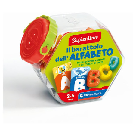 gioco educativo clementoni sapientino 16486 il barattolo dell'alfabeto