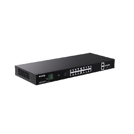 switch tenda teg1120p-16-250w 18ge+2sfp con poe a 16 porte
