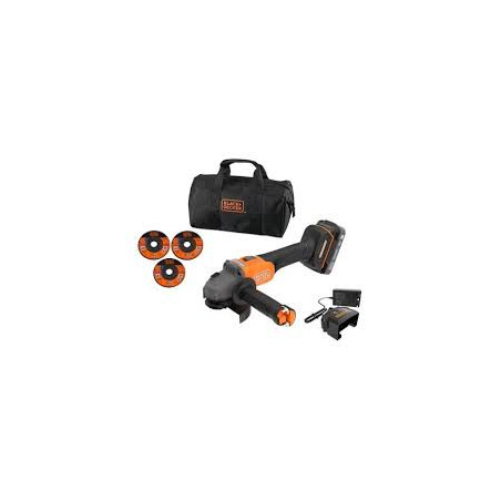 smerigliatrice angolare black+decker bcg6l8d1s-qw brushless 115mm