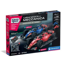 gioco clementoni laboratorio di meccanica 2 auto da corsa 4 in 1