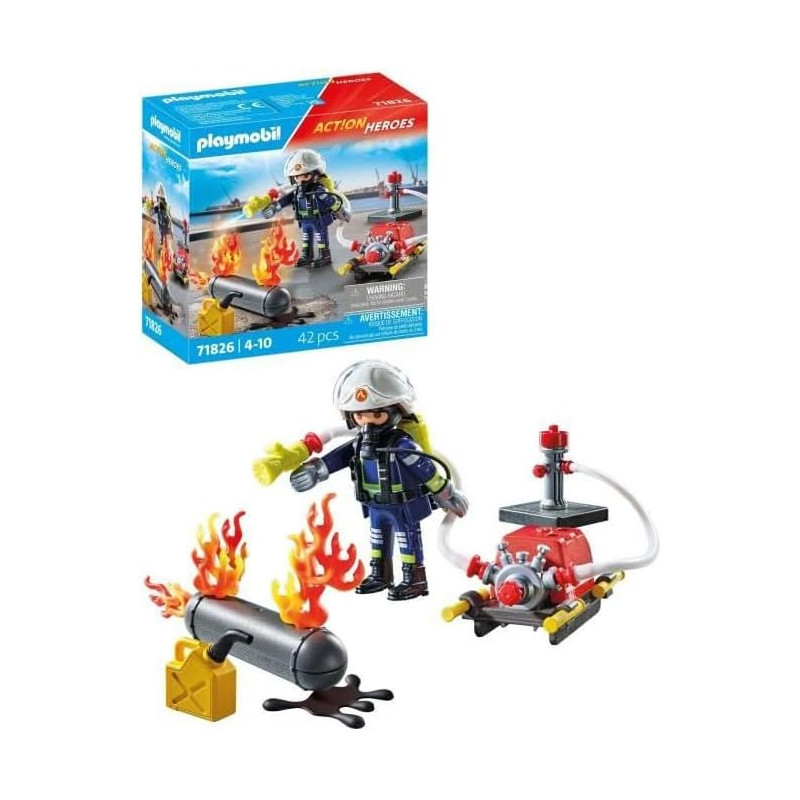 costruzioni playmobil 71826 action heroes