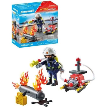 costruzioni playmobil 71826 action heroes