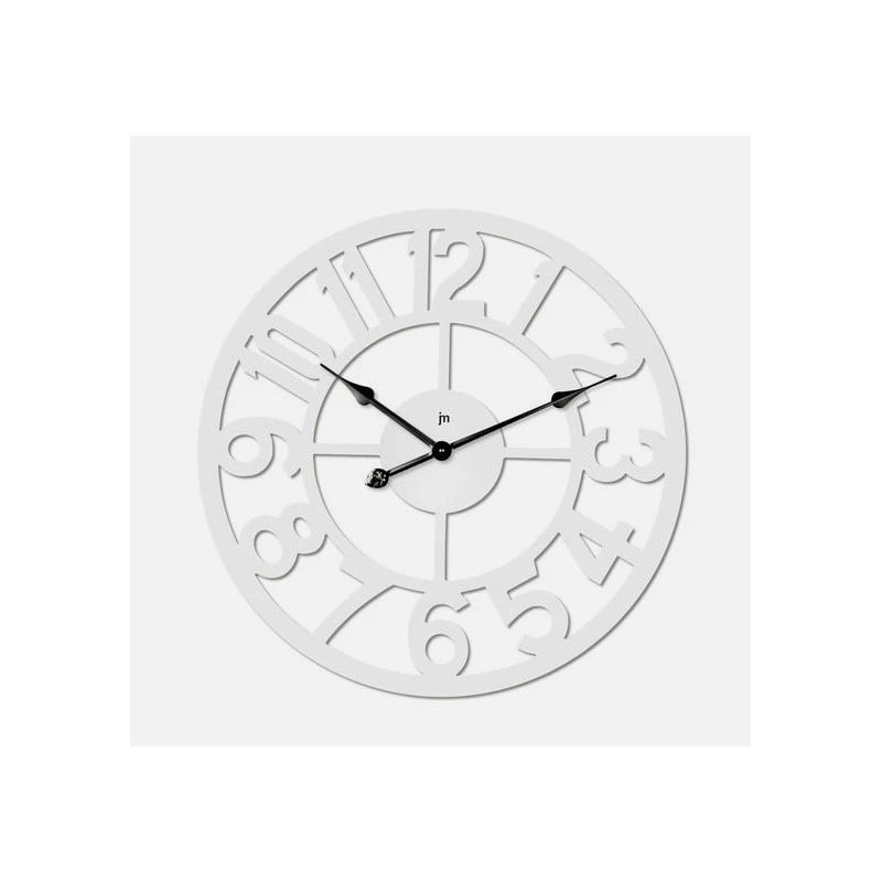 orologio da parete lowell 21551b justaminute bianco