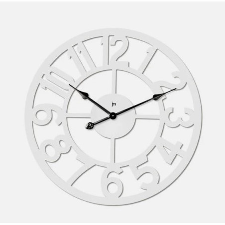 orologio da parete lowell 21551b justaminute bianco